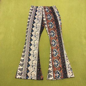 Flare high rise stretchy pants women XL new